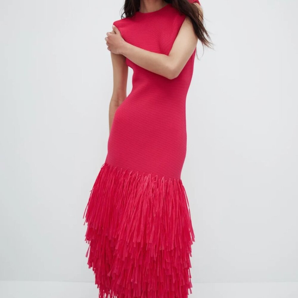 Brand New-Aje raffia dress size S-